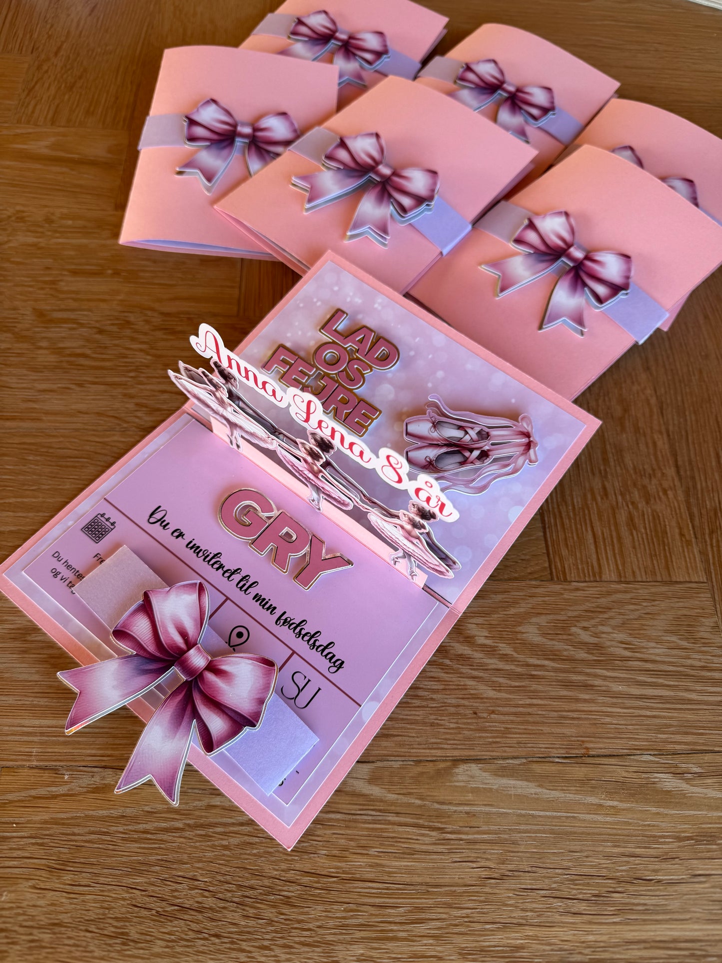 3D pop up invitation