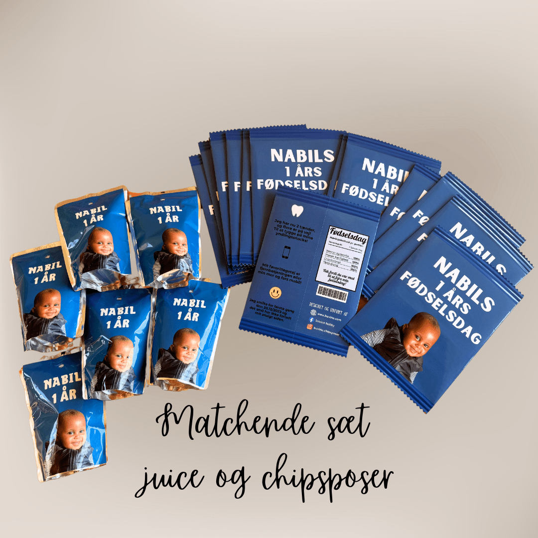 Juice med dit design - buvino - unik festpynt