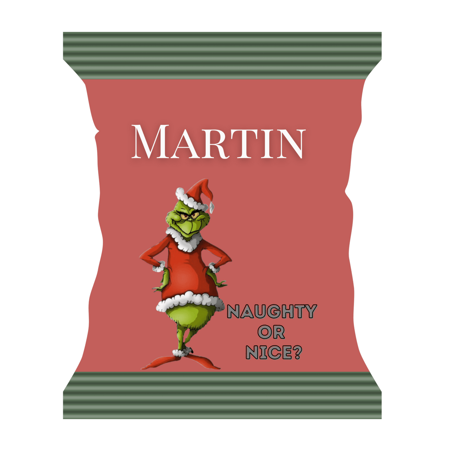 Snackpose med Grinch - buvino - unik festpynt