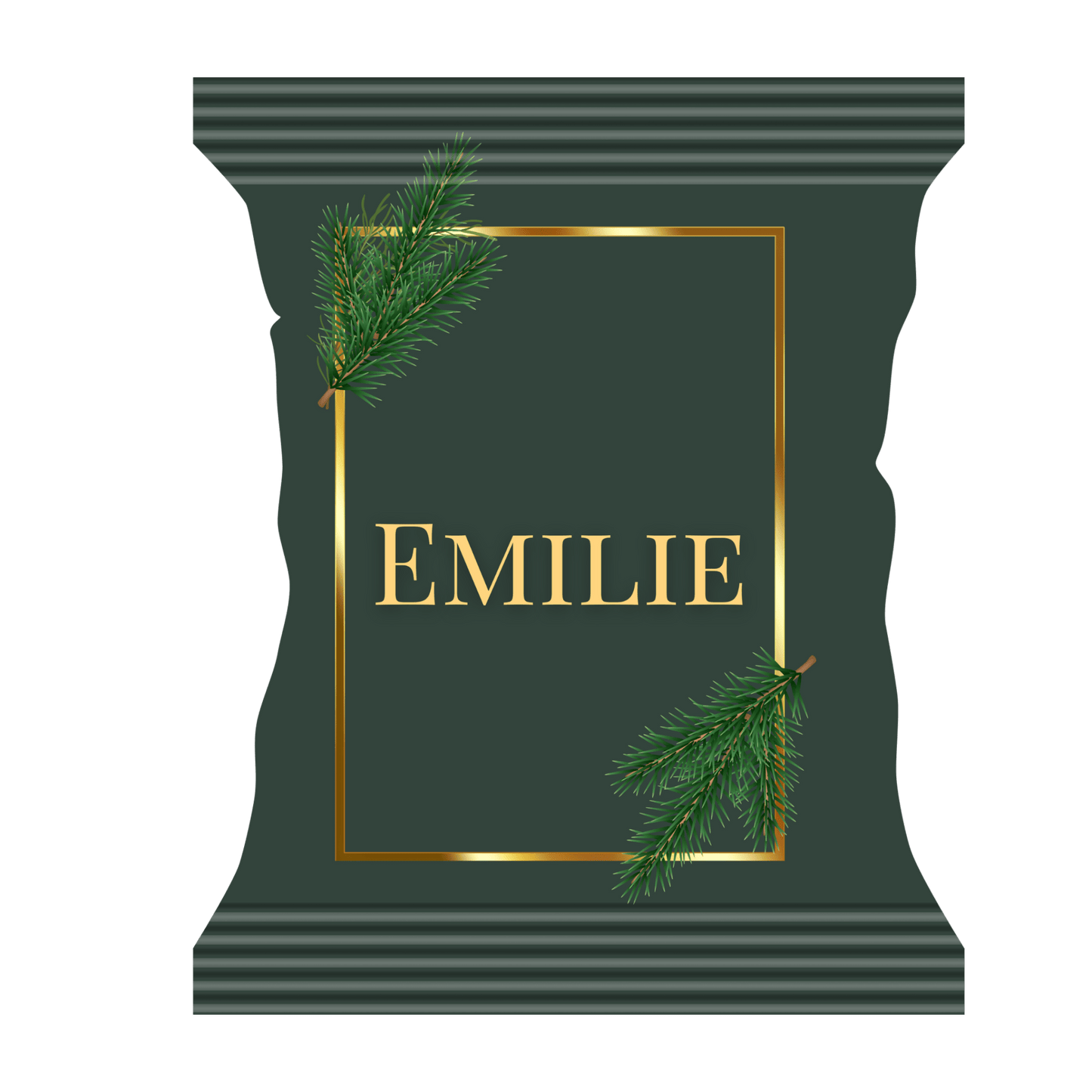 Snackpose med guld ramme - buvino - unik festpynt