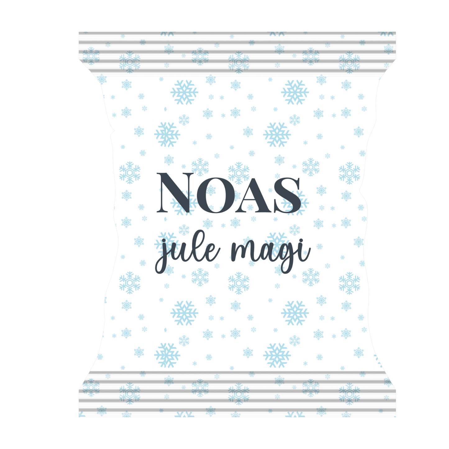 Snackpose med snestorm - buvino - unik festpynt