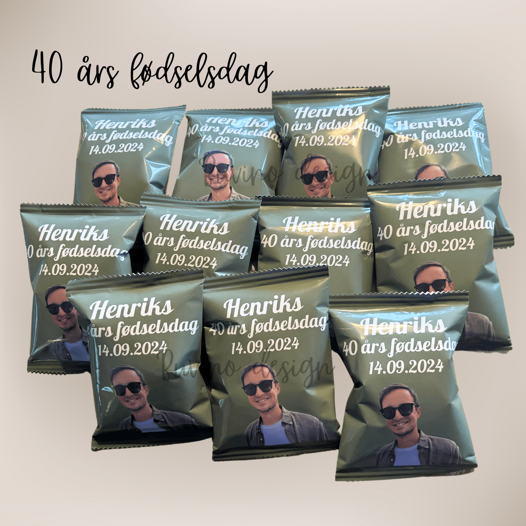 Unikke snackposer/ chipsposer med dit design - buvino - unik festpynt