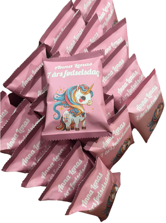 Unikke snackposer/ chipsposer med dit design - buvino - unik festpynt