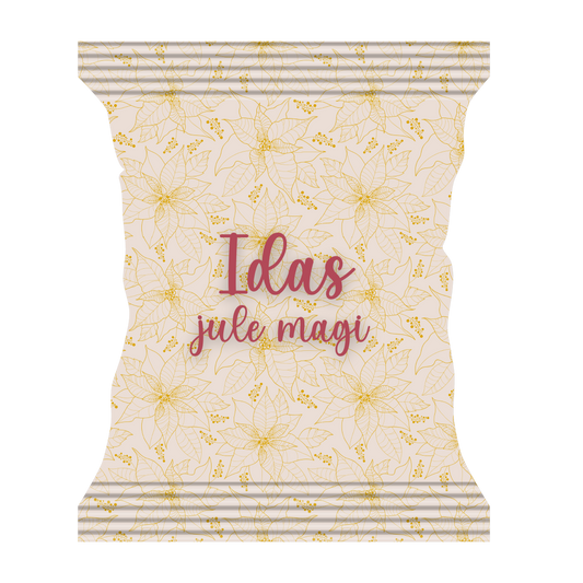 Snackpose med guld julerose