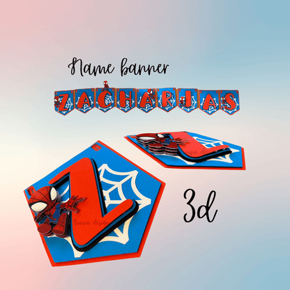 3D navn banner - buvino - unik festpynt