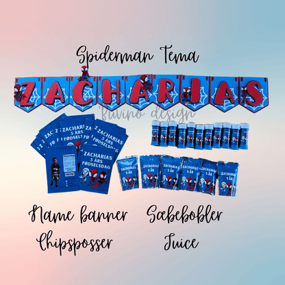 3D navn banner - buvino - unik festpynt