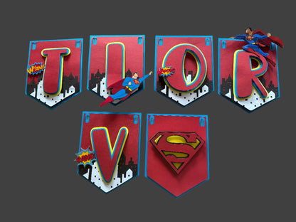 3D navn banner - buvino - unik festpynt