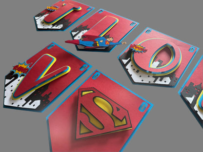 3D navn banner - buvino - unik festpynt