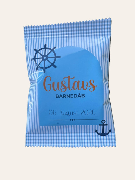 Chipsposer/ Snackposer med maritimt tema – nem og personlig detalje til festen - buvino - unik festpynt