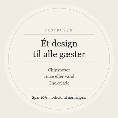 Festposen med personligt design - buvino - unik festpynt