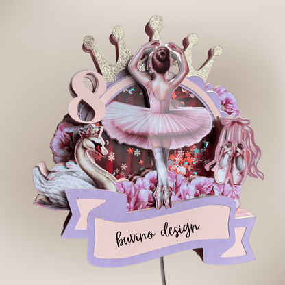 Kagetop med dit design - buvino - unik festpynt
Balerina tema