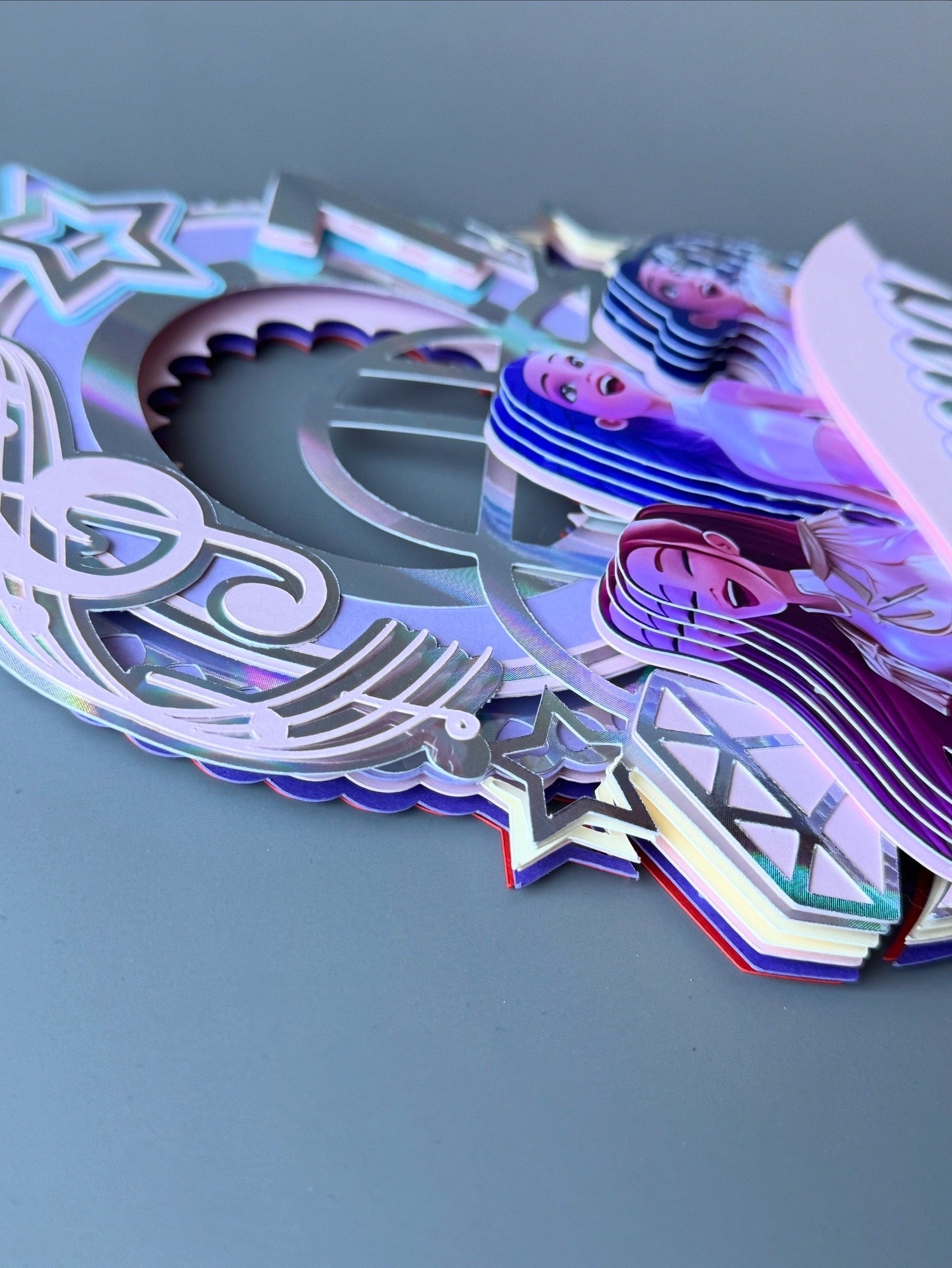 KPop Demon Hunters kage topper - buvino - unik festpynt