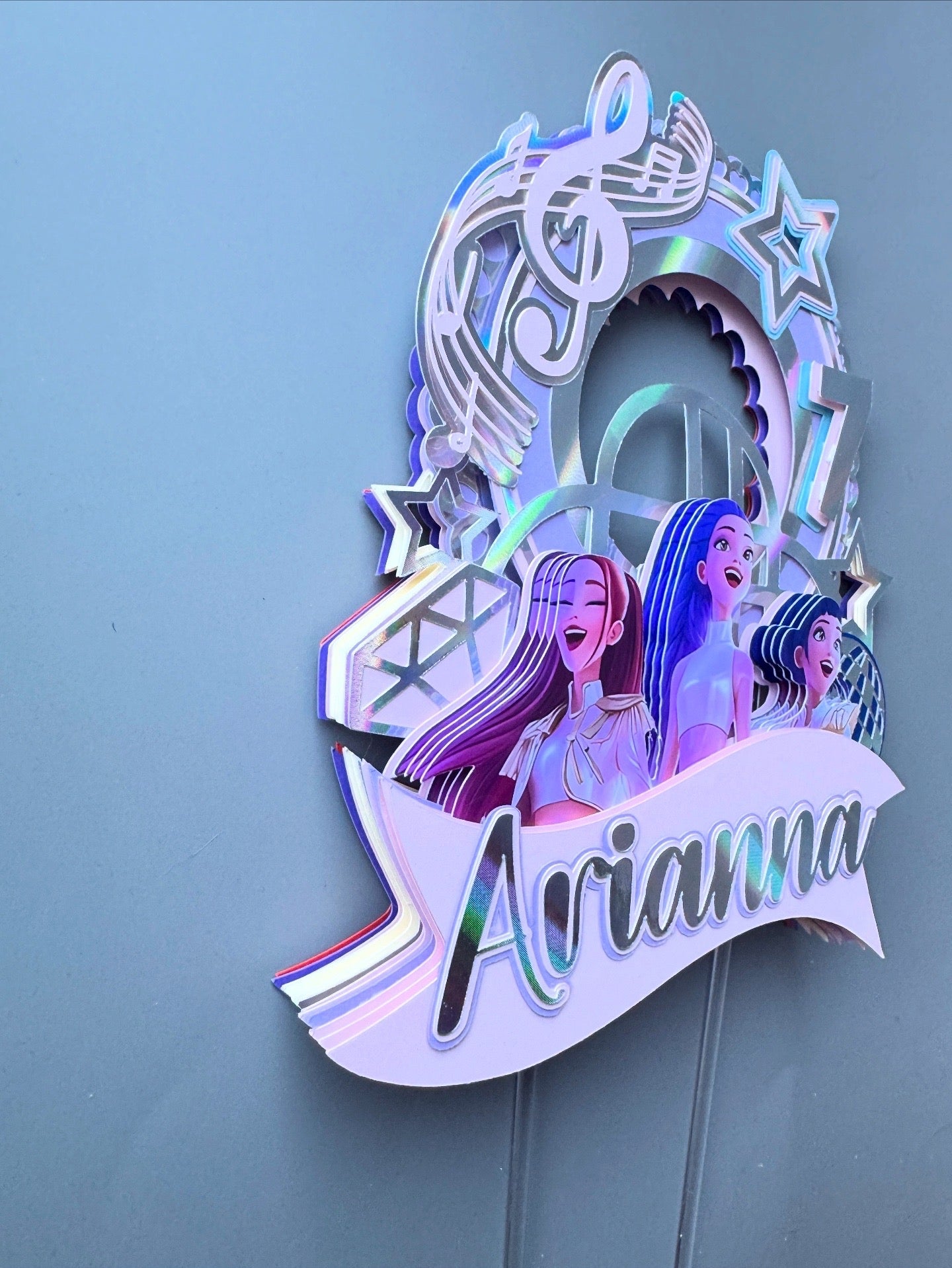 KPop Demon Hunters kage topper - buvino - unik festpynt