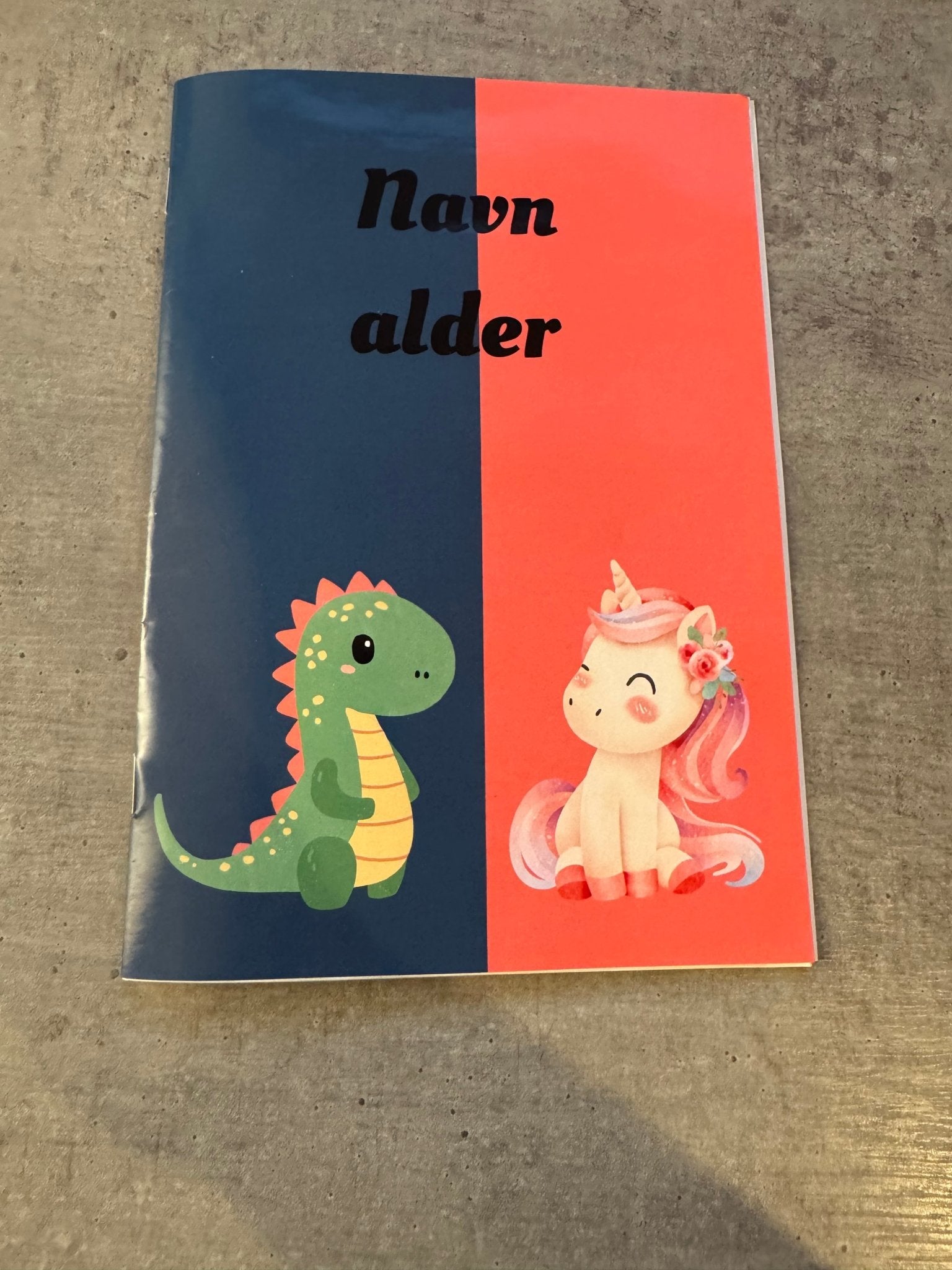 Malebog med dit design - buvino - unik festpynt