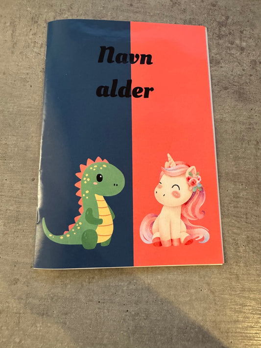 Malebog med dit design - buvino - unik festpynt