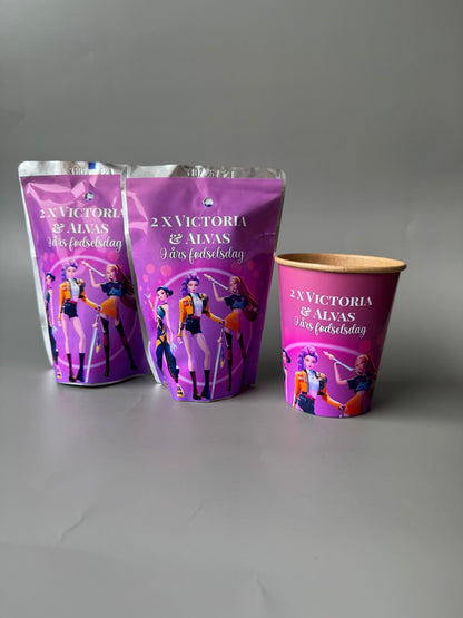 Papkrus med eget design - buvino - unik festpynt