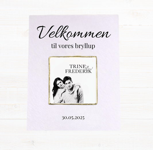 Personlig chokolade med kort - buvino - unik festpynt