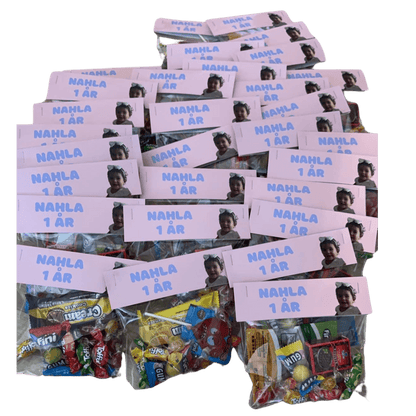 Pose med TOP UP med dit design - buvino - unik festpynt