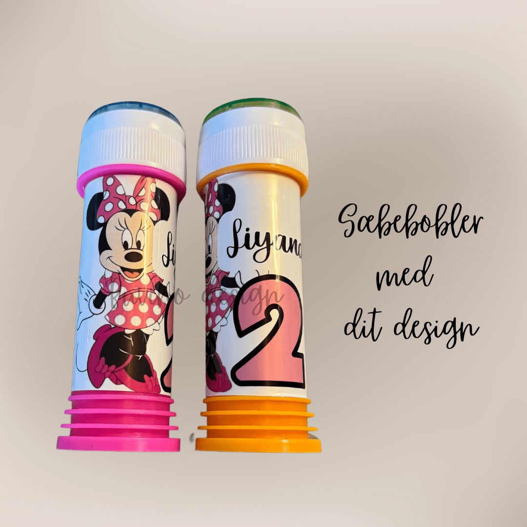 Sæbebobler med dit design - buvino - unik festpynt
