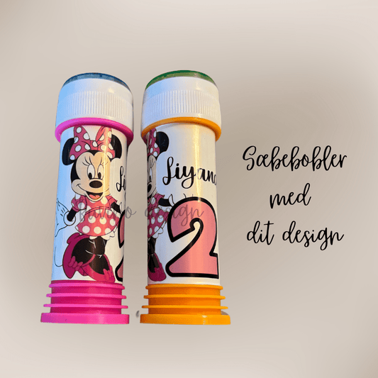 Sæbebobler med dit design - buvino - unik festpynt
