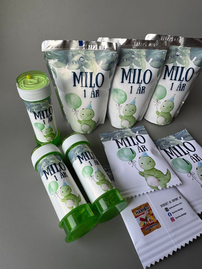 Slikpose med dinosaurus - buvino - unik festpynt