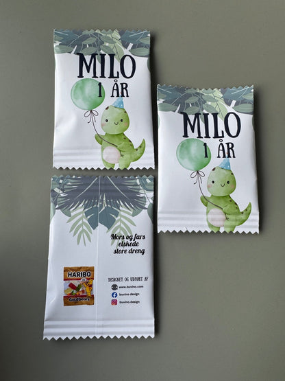 Slikpose med dinosaurus - buvino - unik festpynt