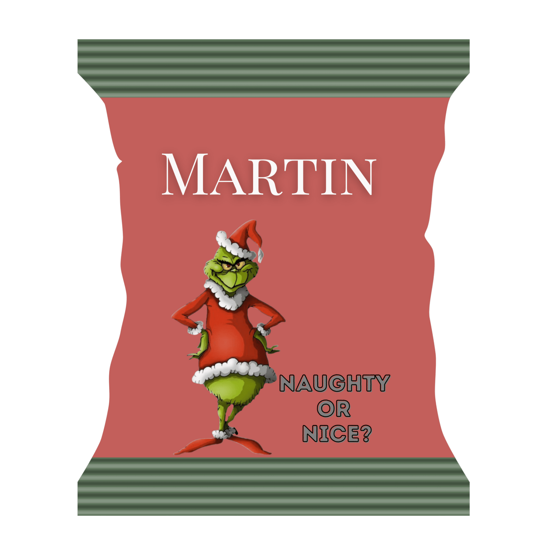 Snackpose med Grinch - buvino - unik festpynt