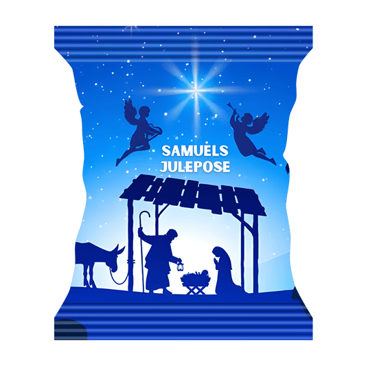 Snackpose med julenat - buvino - unik festpynt