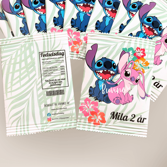 Unikke snackposer/ chipsposer med dit design - buvino - unik festpynt