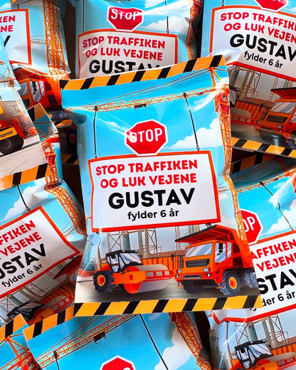 Unikke snackposer/ chipsposer med dit design - buvino - unik festpynt