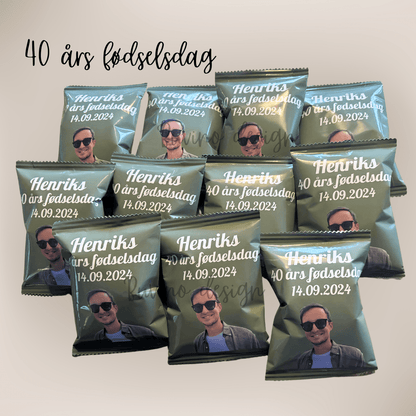 Unikke snackposer/ chipsposer med dit design - buvino - unik festpynt