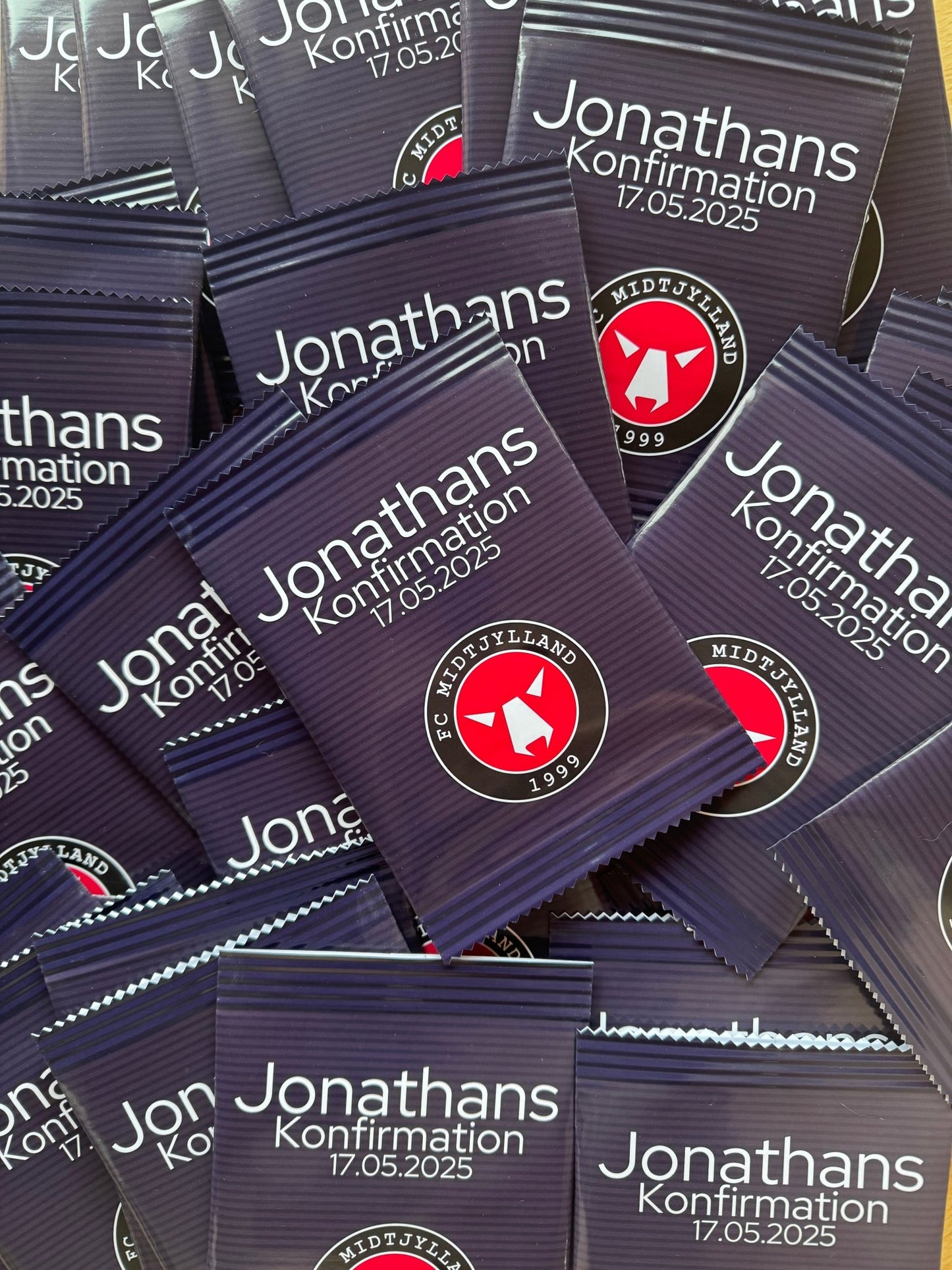 Unikke snackposer/ chipsposer med fodbold - buvino - unik festpynt