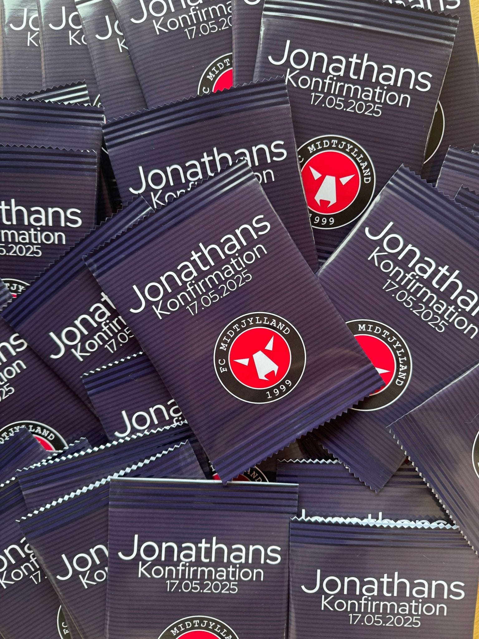 Unikke snackposer/ chipsposer med fodbold - buvino - unik festpynt